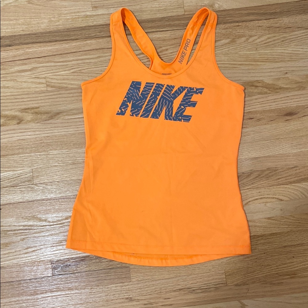 Nike Women's Orange Tank Top